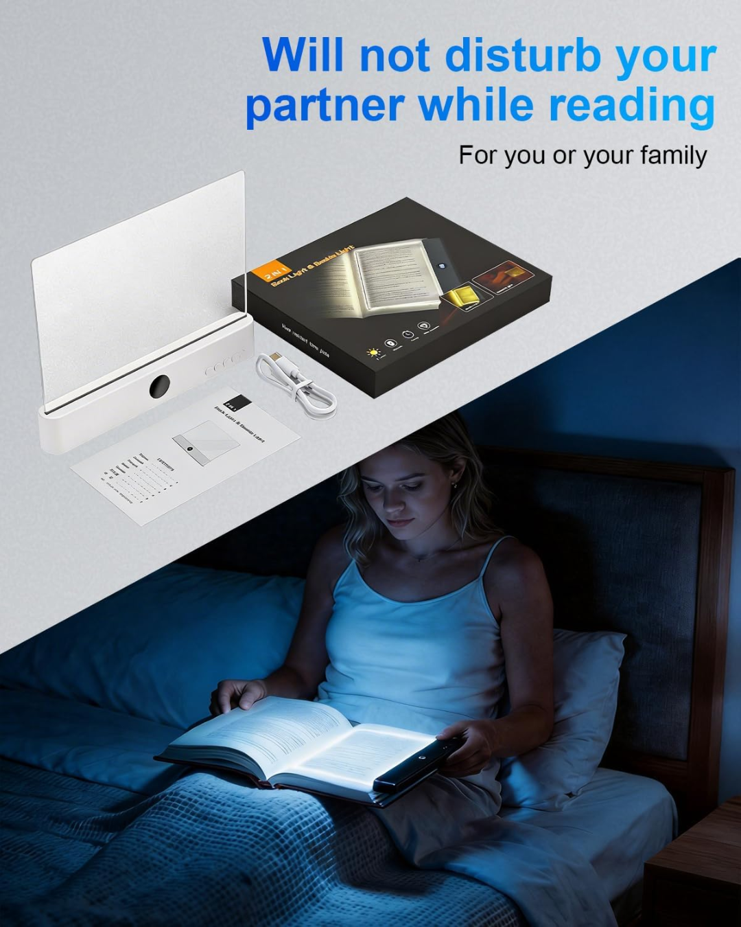 LumiFlex Pro – Luz LED de Lectura Flexible